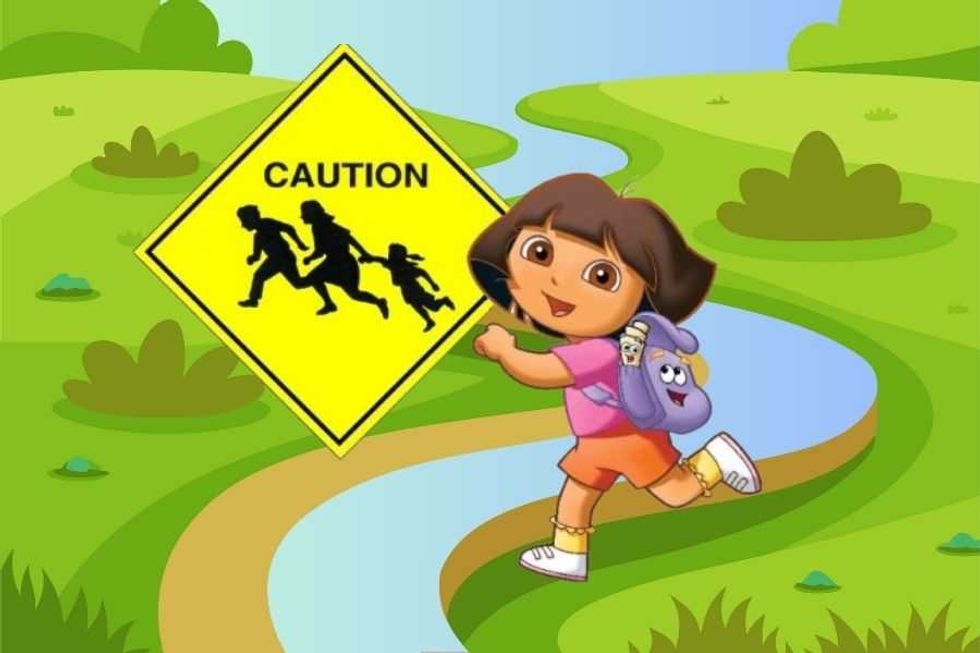 Parents are in shock after a child's innocent observation that Dora the Explorer is likely blind