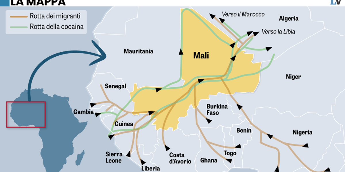 armi droga migranti che cosa rischiamo se le milizie jihadiste si prendono il mali da Laverita.info armi droga migranti che cosa rischiamo se le milizie jihadiste si prendono il mali