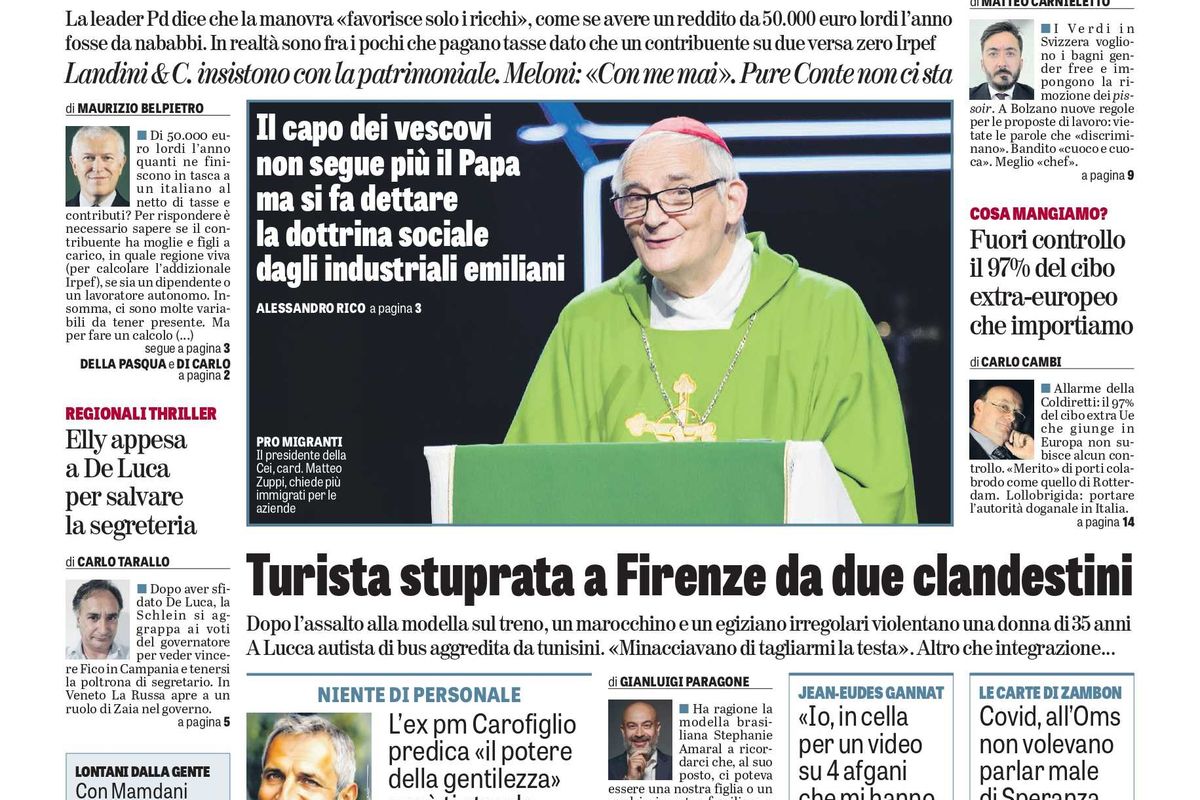 Oggi in edicola