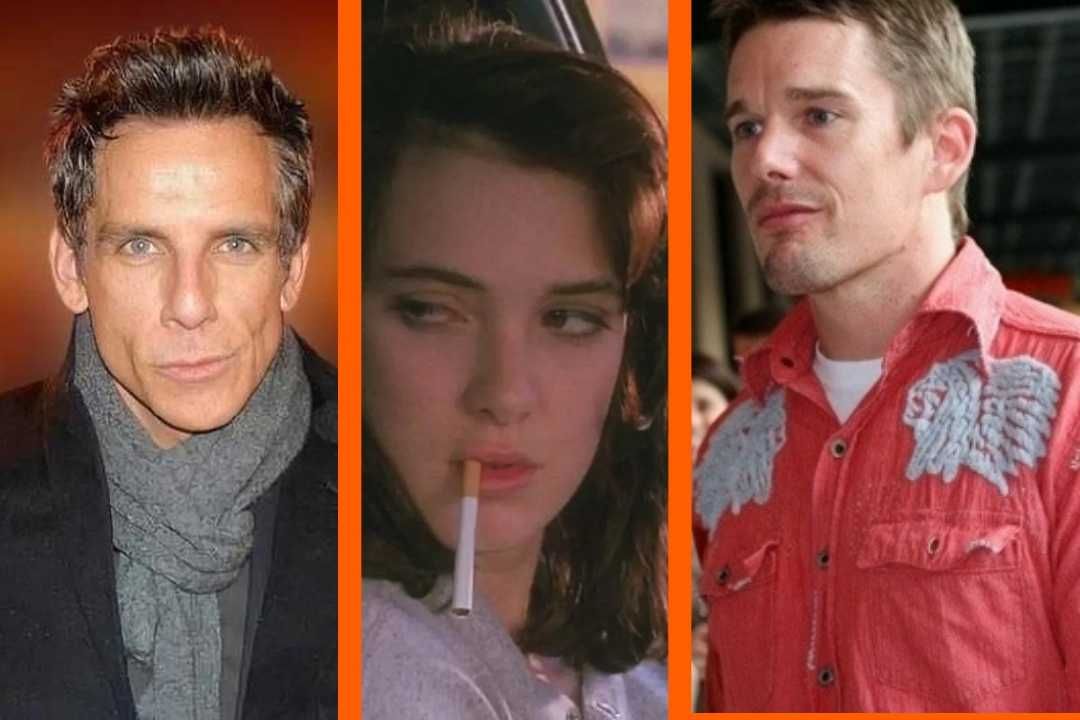 Ben Stiller, Winona Ryder, Ethan Hawke, Reality Bites, love triangle, Gen X