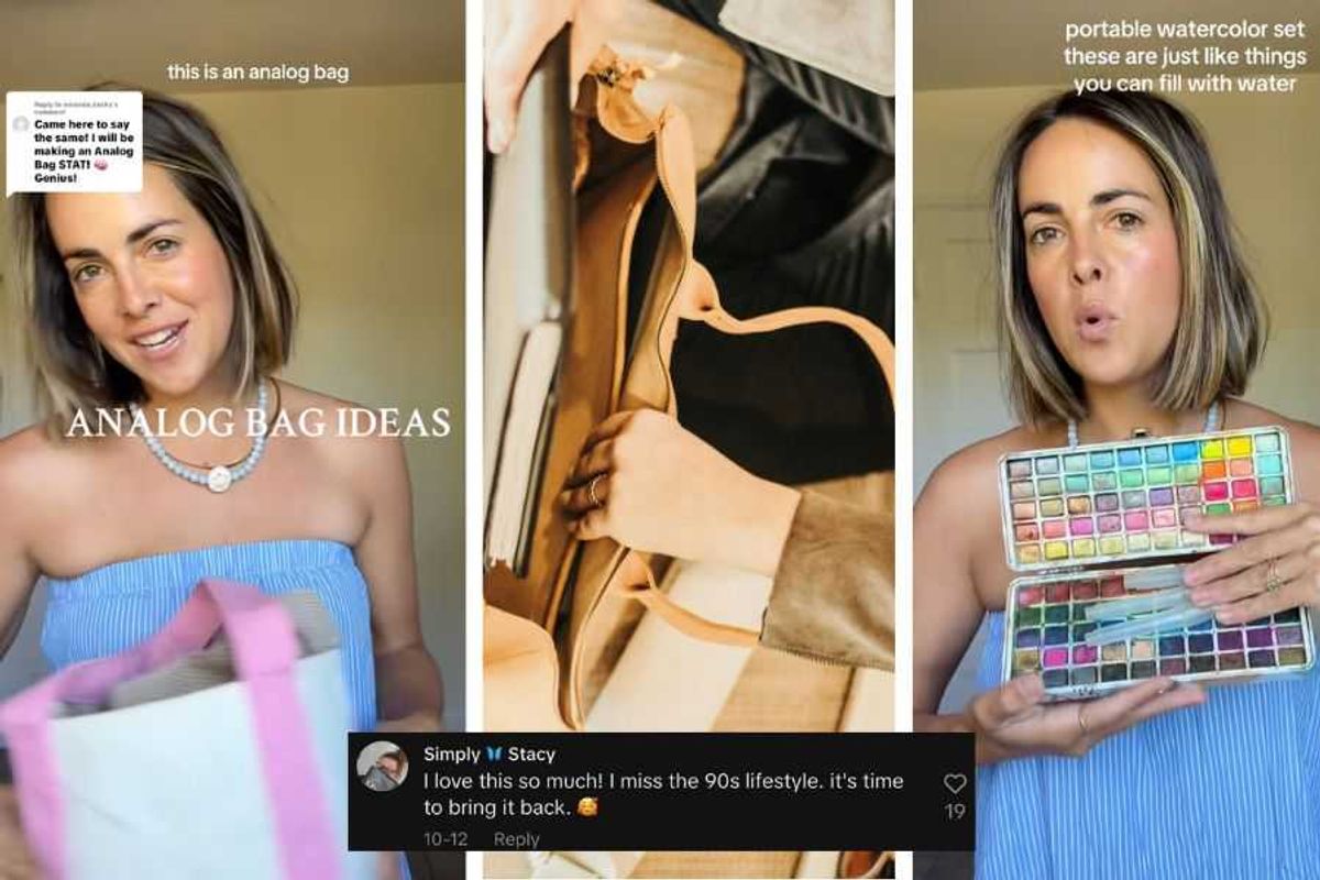 analog bag, analog bag ideas, analog activities, analog hobbies, analog wellness, breaking a habit, stop doomscrolling