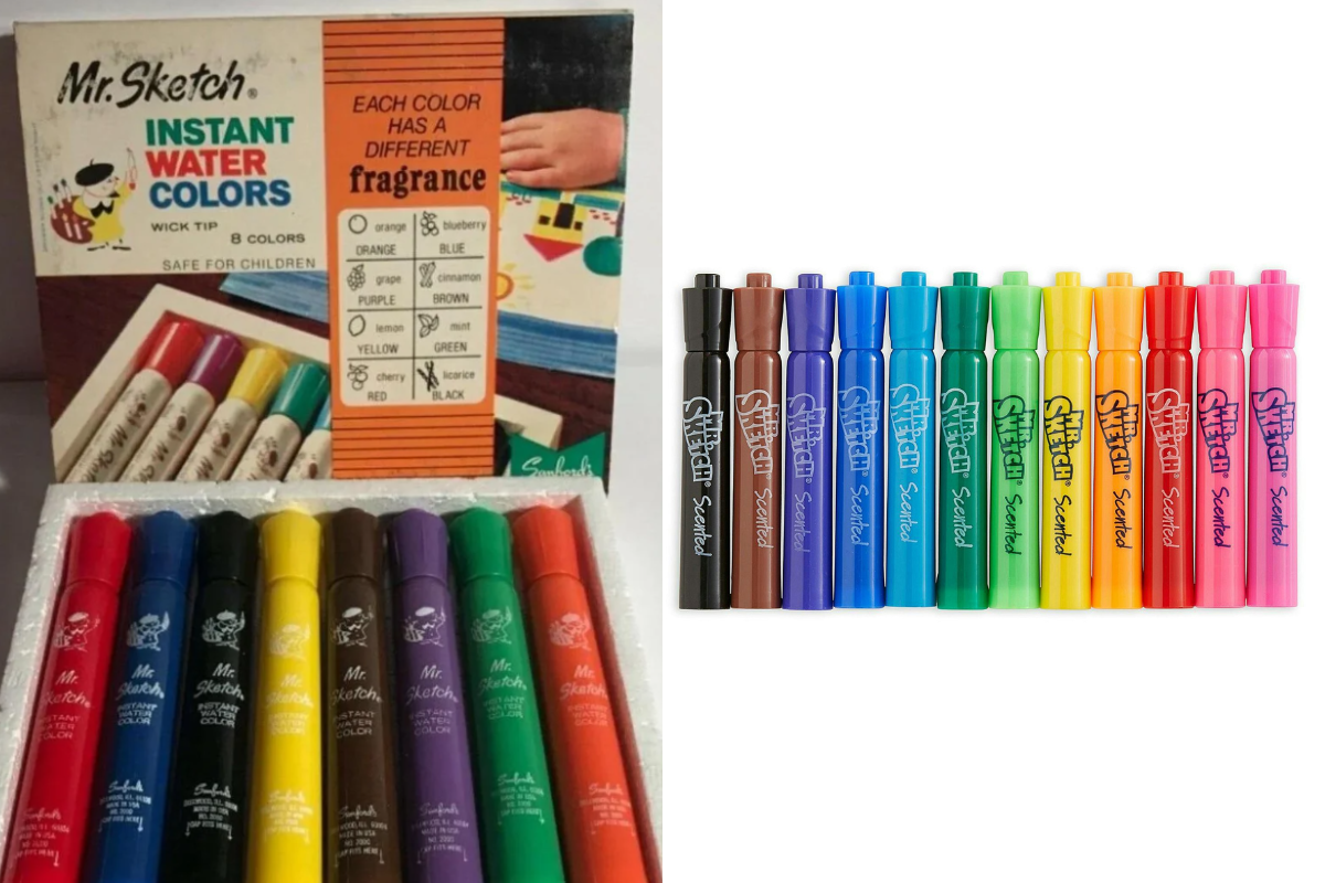 mr. sketch markers, scented markers, mr. sketch smelly markers, gen x, millennials