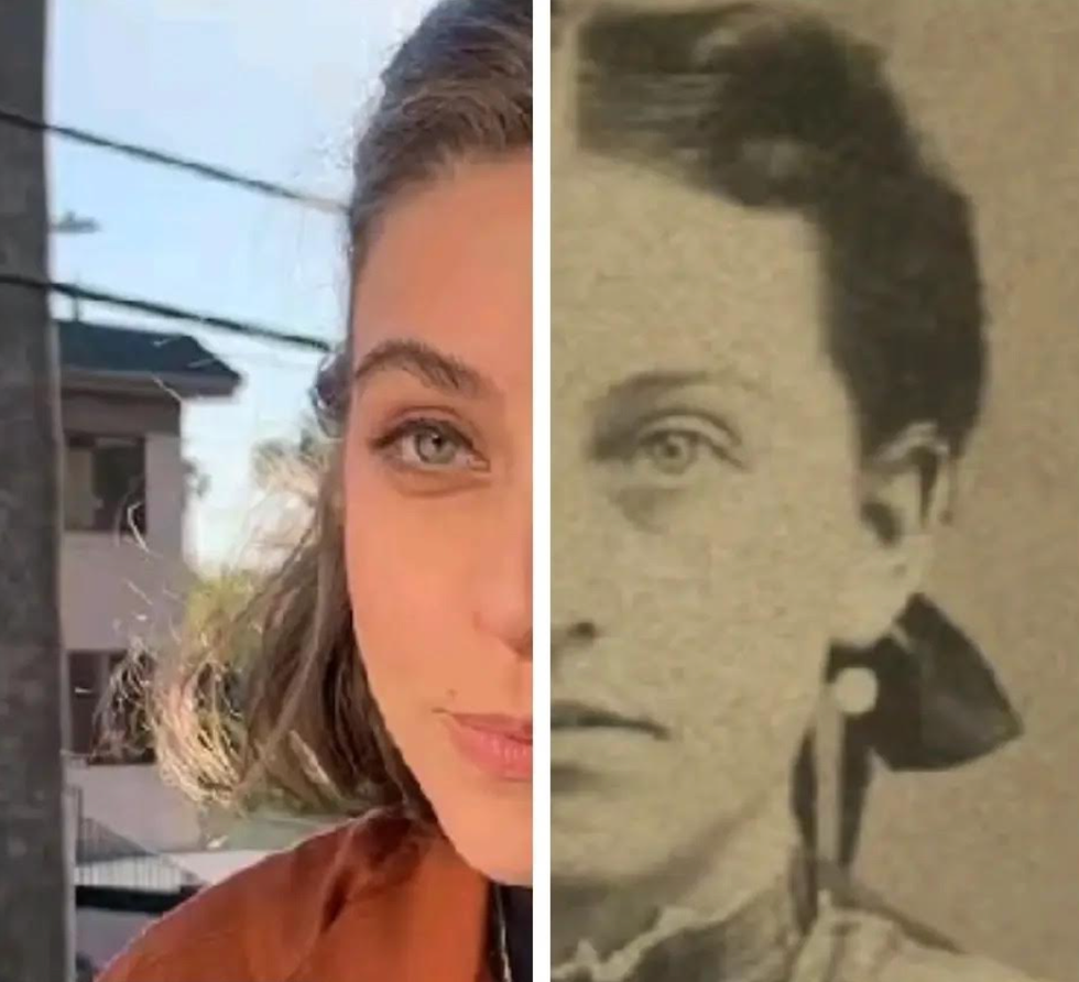 reincarnation, past lives, antique photos, uncanny resemblance, history, cool history, loves stories, photography