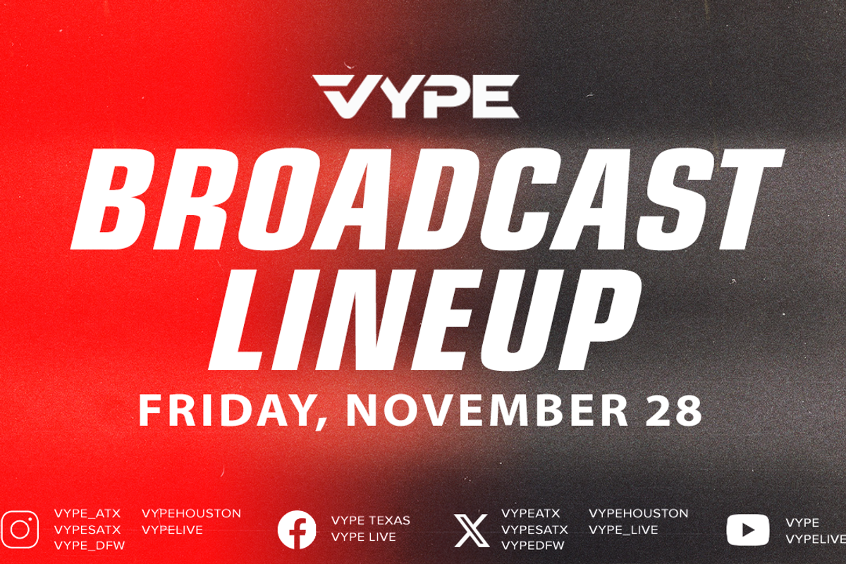 VYPE Live Lineup - Friday 11/28/25