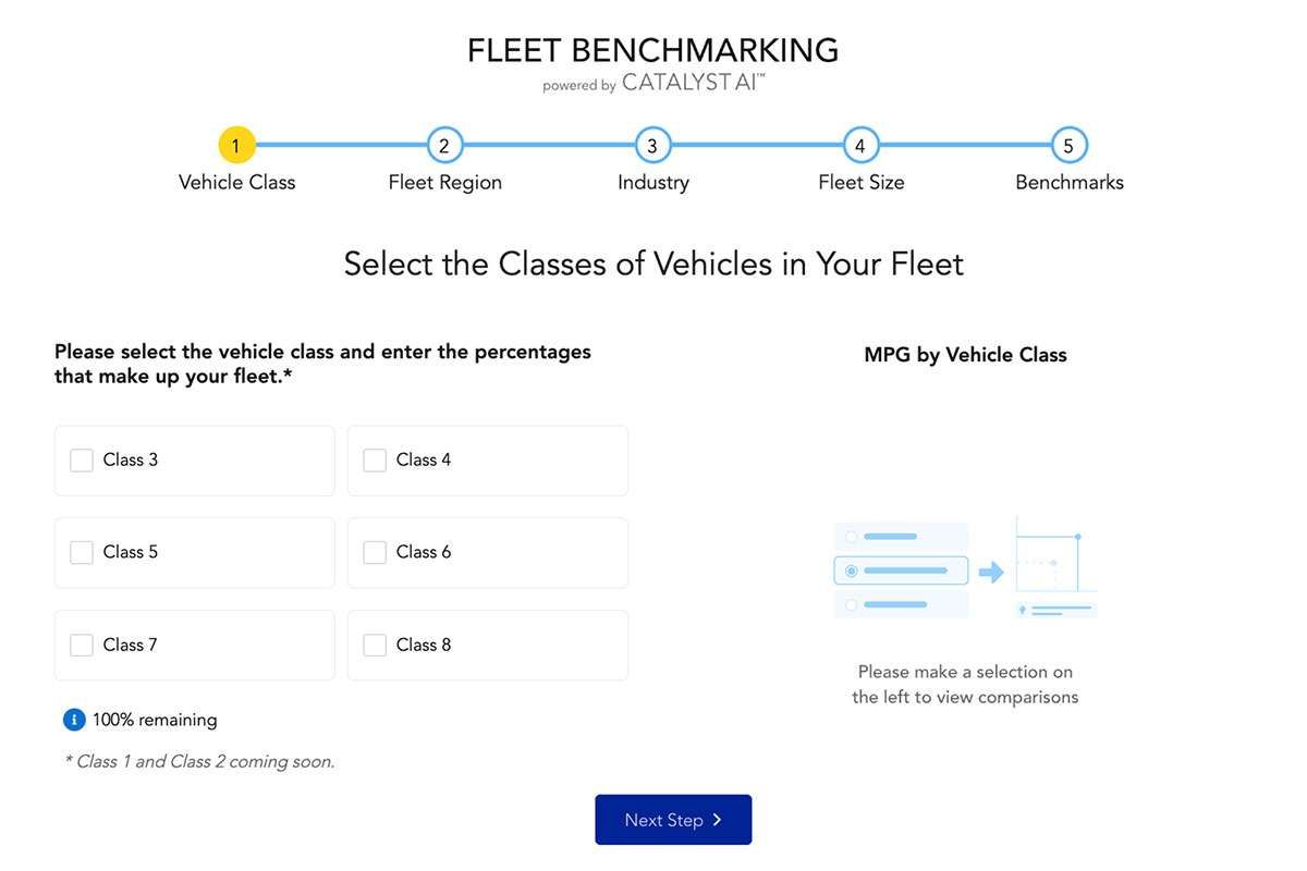 Penske's Fleet Benchmarking tool