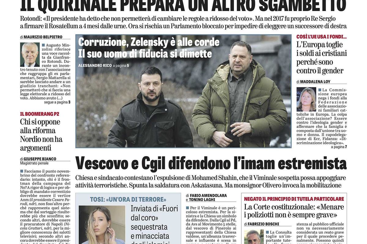Oggi in edicola