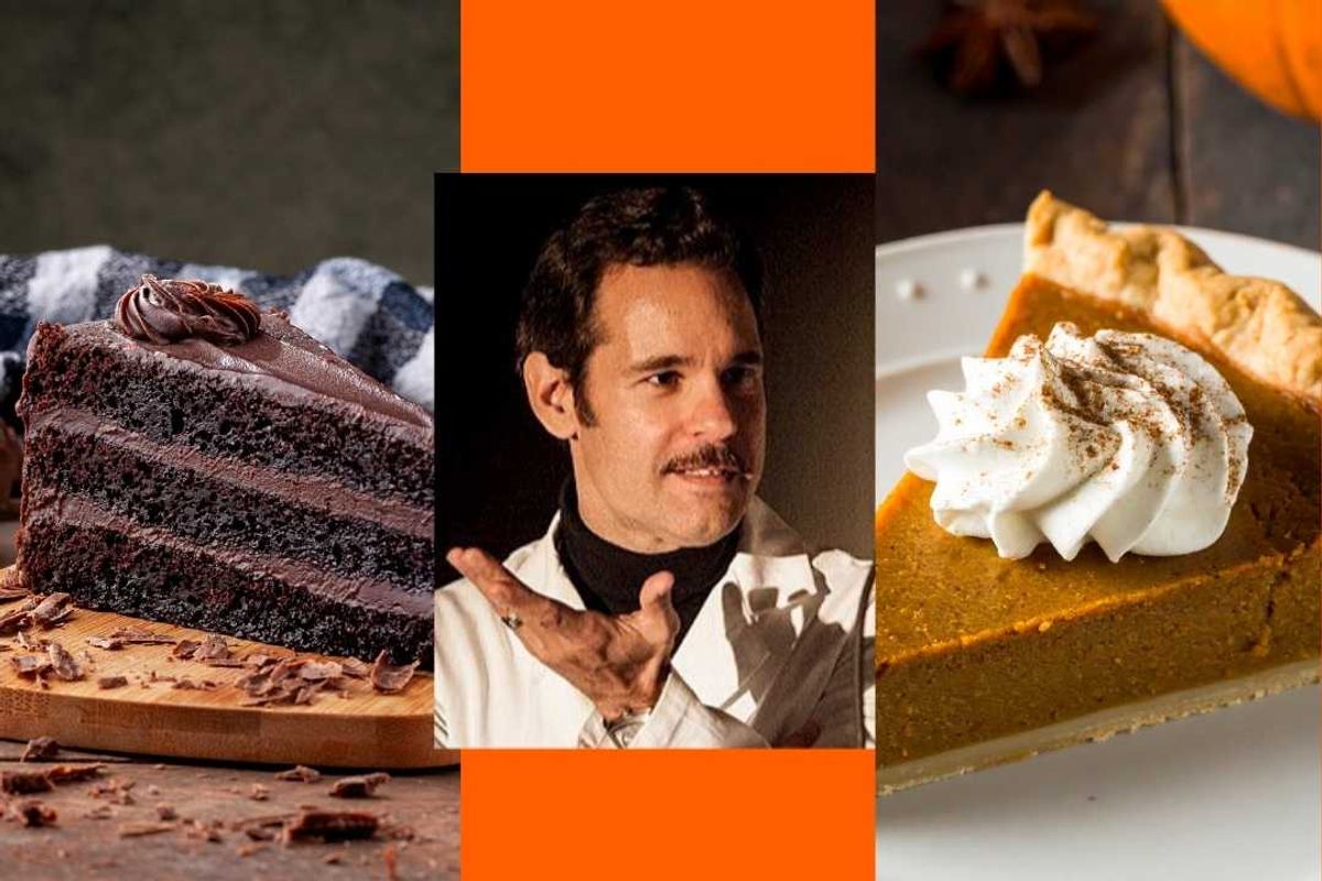cake, paul f. tompkins, pie, desserts, debate