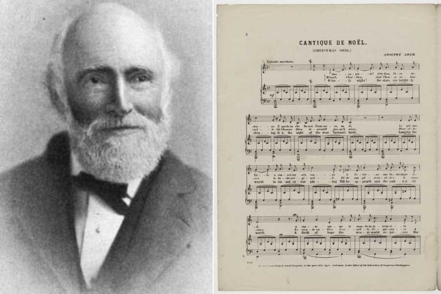 o holy night, christmas carols, john sullivan dwight, cantique de noel, history of christmas carols