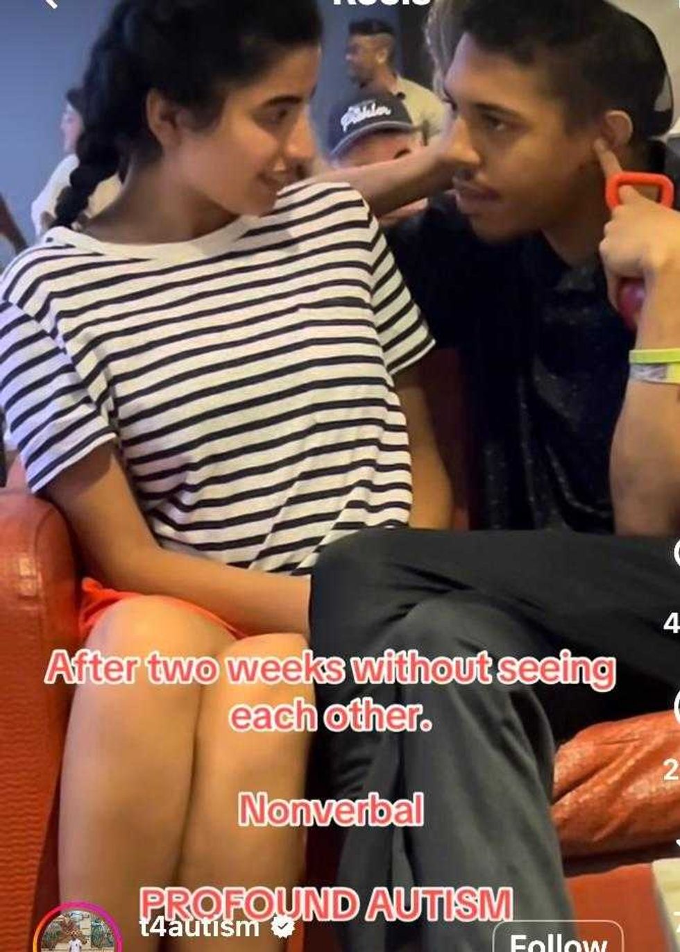 Clip of two nonverbal autistic friends reuniting has people moved to their core