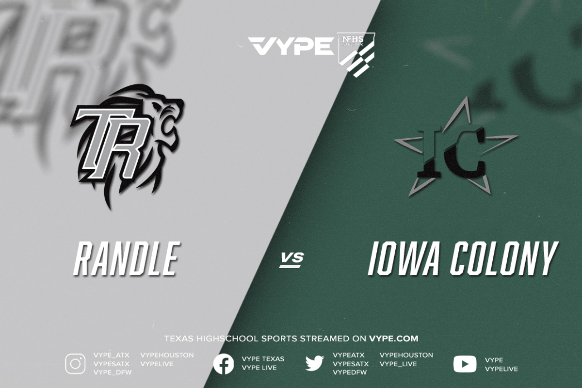 7PM | NFHS – 5A D2 Football Reg. III Final: Randle vs. Iowa Colony