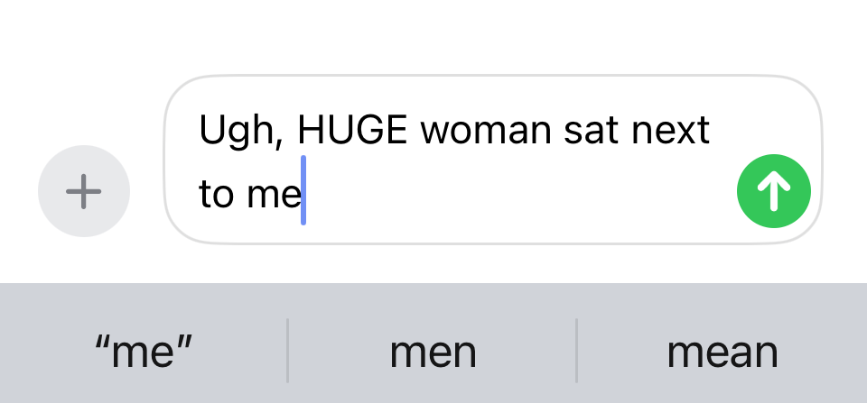 texts, fat-shame, airplanes, mean texts, rude texts, body positivity,