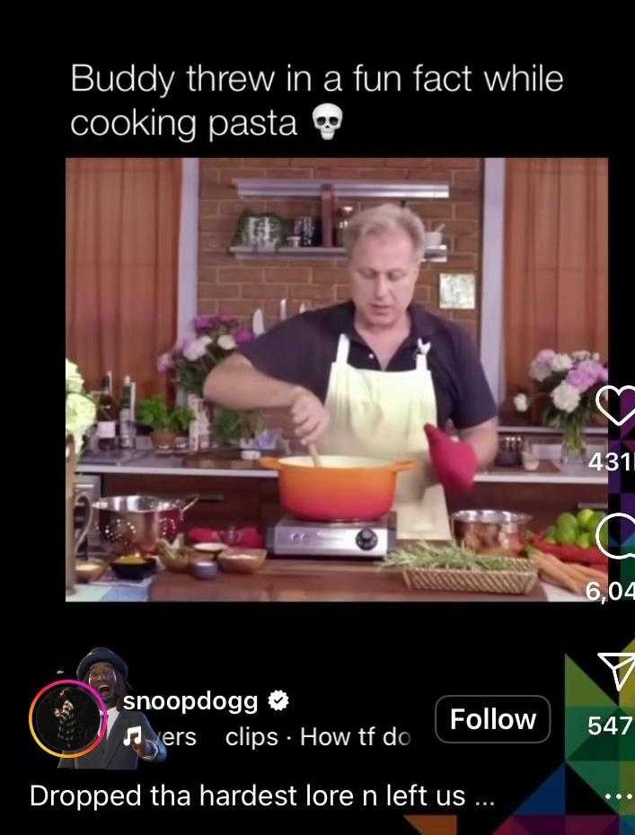 Henry Phillips, comedian, Snoop Dogg, cooking video
