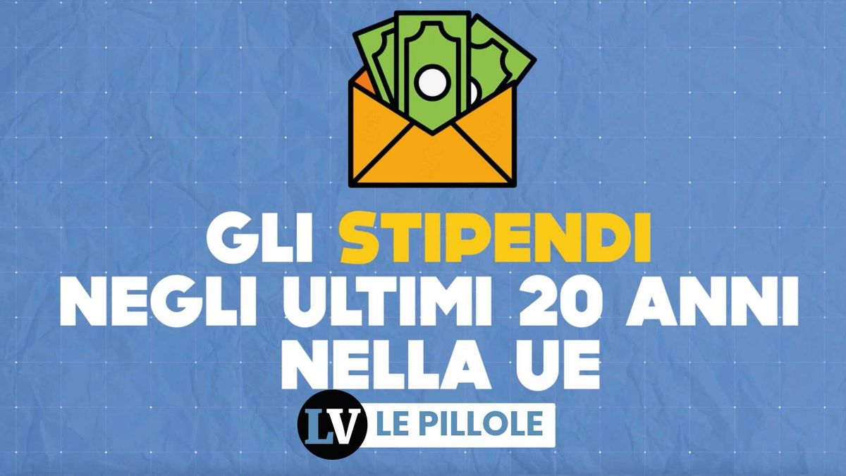 Gli stipendi negli ultimi 20 anni nella Ue