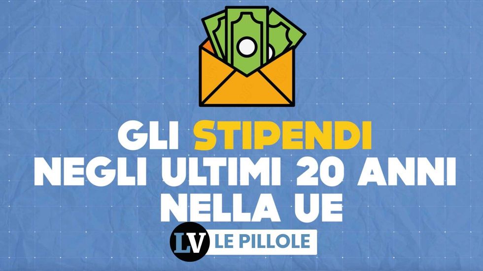 Gli stipendi negli ultimi 20 anni nella Ue
