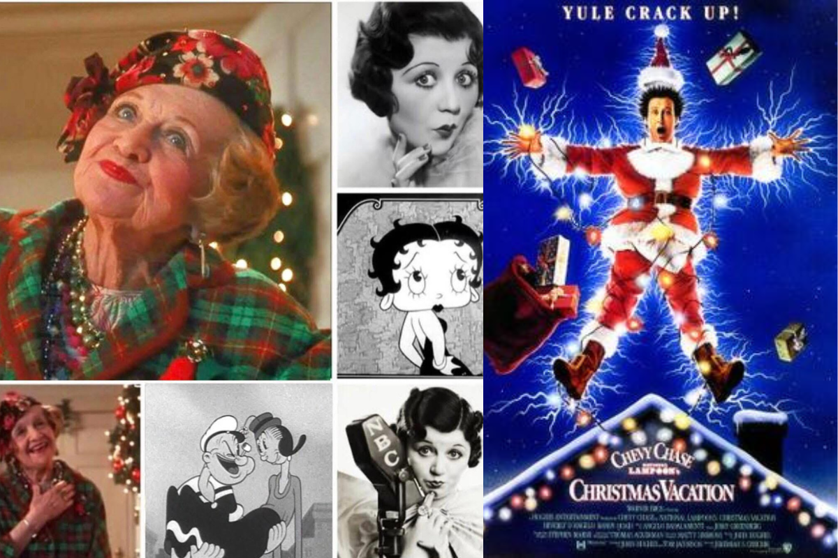 National Lampoon's Christmas Vacation, Mae Questel, aunt bethany, betty boop, olive oyl