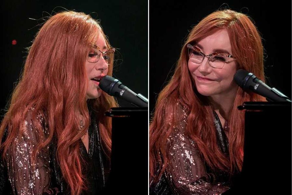 Gen X icon Tori Amos brain farted a song on stage. Her recovery has menopausal women rolling.