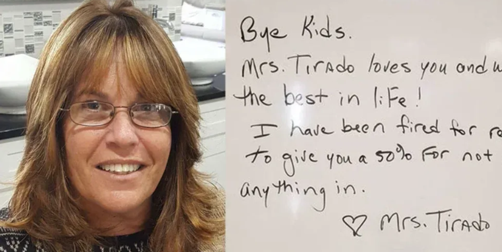 Florida teacher was fired after giving zeroes to students who didn't turn in their assignments
