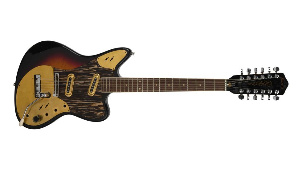 joe walsh guitar, 12-string guitar, strato gold de luxe, vintage guitar,