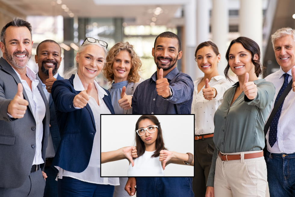 A Gen Zer said the thumbs up emoji was officially 'canceled.' Then Gen X showed up in force.