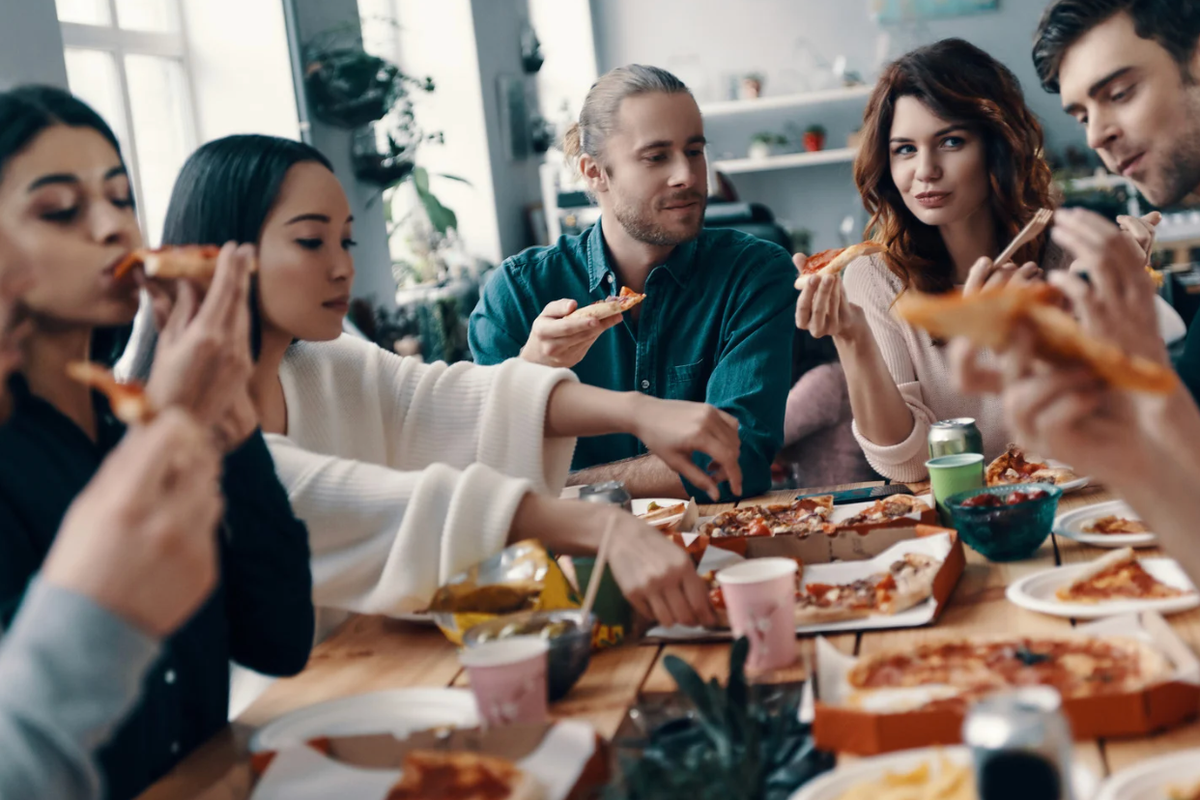 gen z, eating together, communal dining, shared tables, mental health