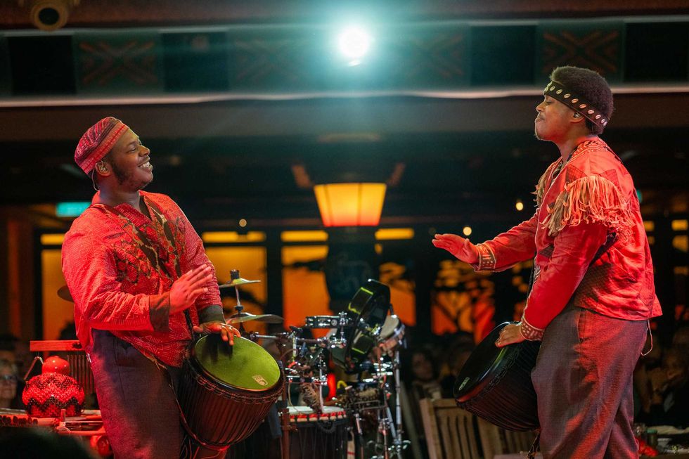 disney destiny, disney cruise, pride lands restaurant, lion king, international crew