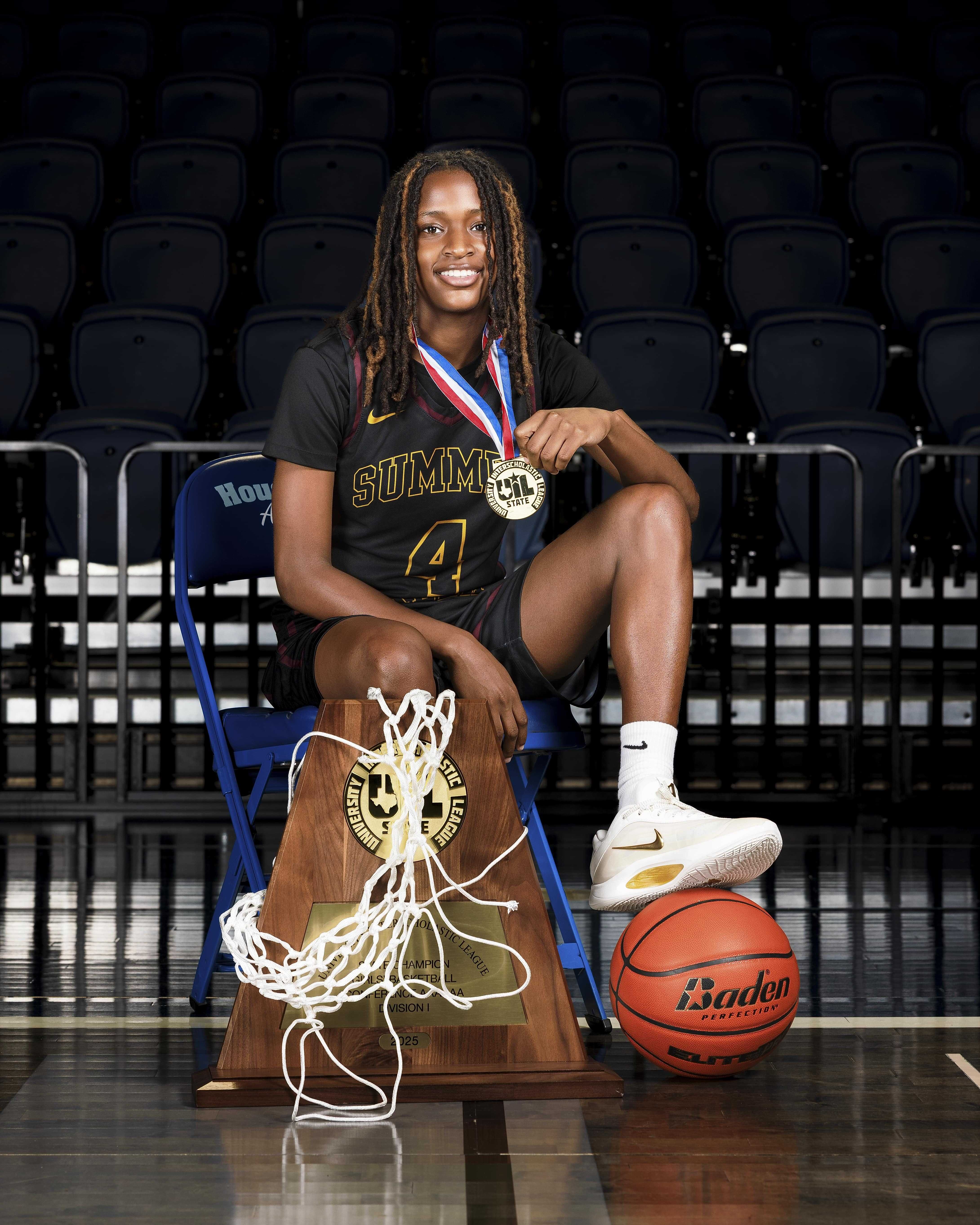 RISING TO THE CHALLENGE: Summer Creek's Simpson personifies the relentless drive of defending State Champs