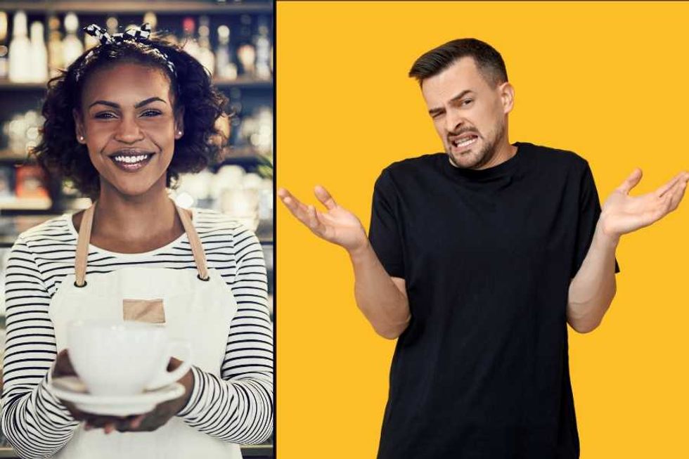 A local barista's innocent name mistake turned into a hilarious mistaken-identity drama