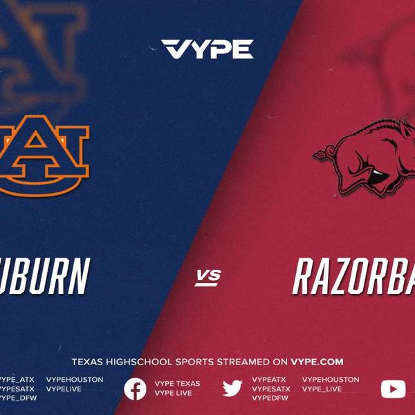 12PM | SBMSA - JV 7 on 7 Gold Championship: Auburn Tigers vs. Razorbacks