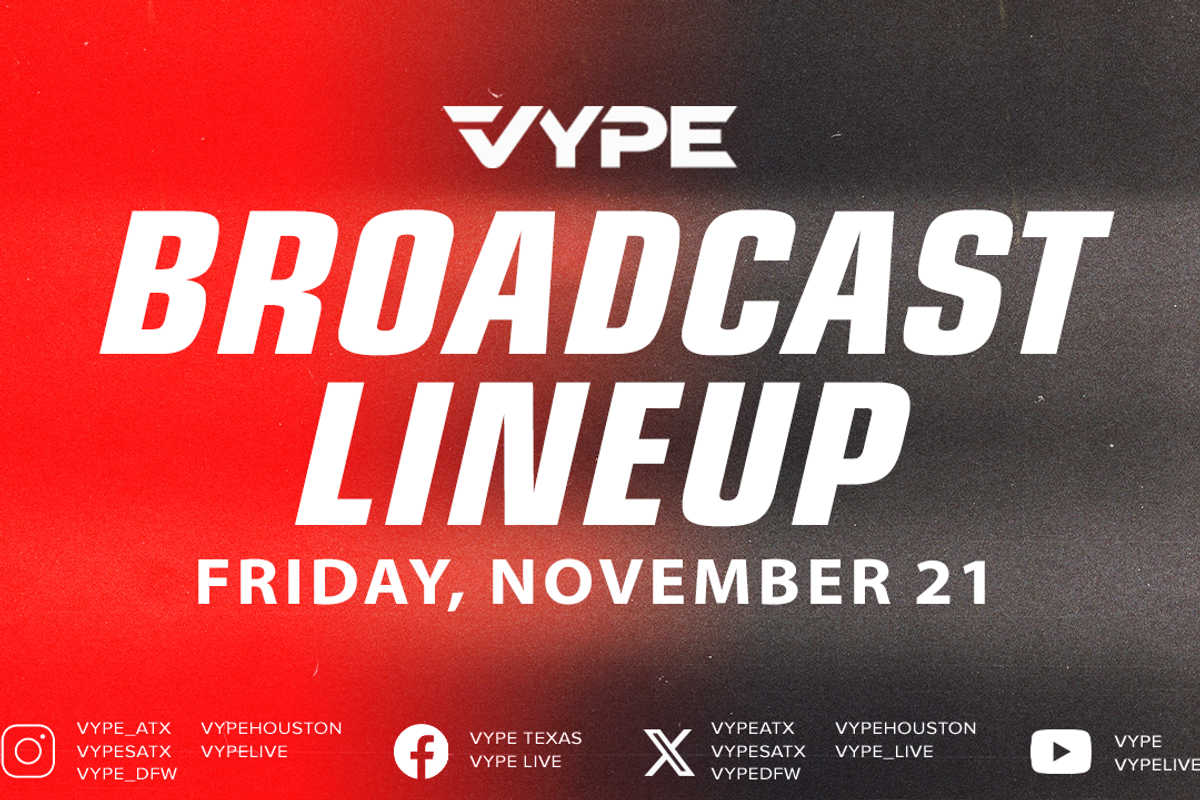 VYPE Live Lineup - Friday 11/21/25
