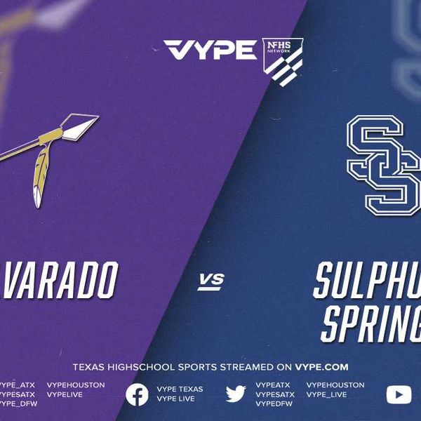 7:30PM | NFHS – 4A D1 Football Area: Alvarado vs. Sulphur Springs
