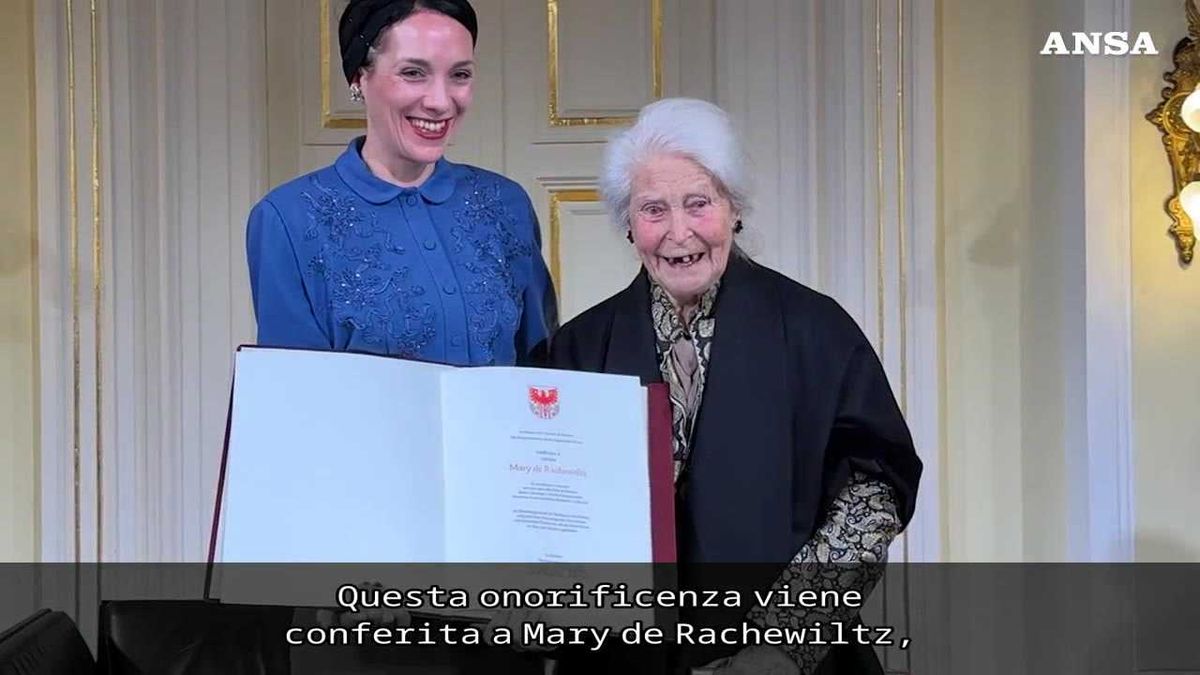 Merano: l'omaggio a Mary de Rachewiltz, figlia di Ezra Pound