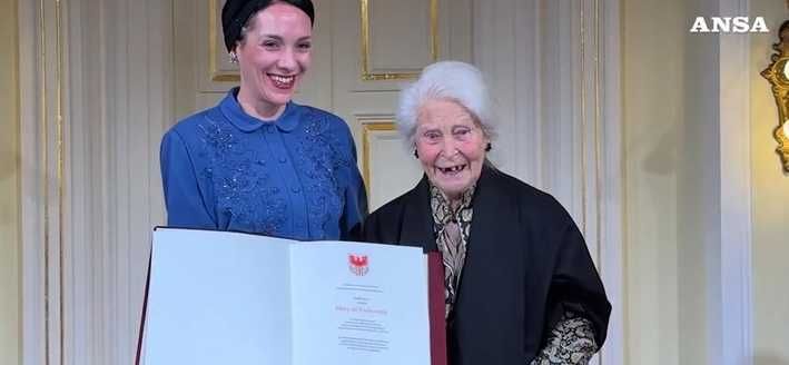 Merano: l'omaggio a Mary de Rachewiltz, figlia di Ezra Pound