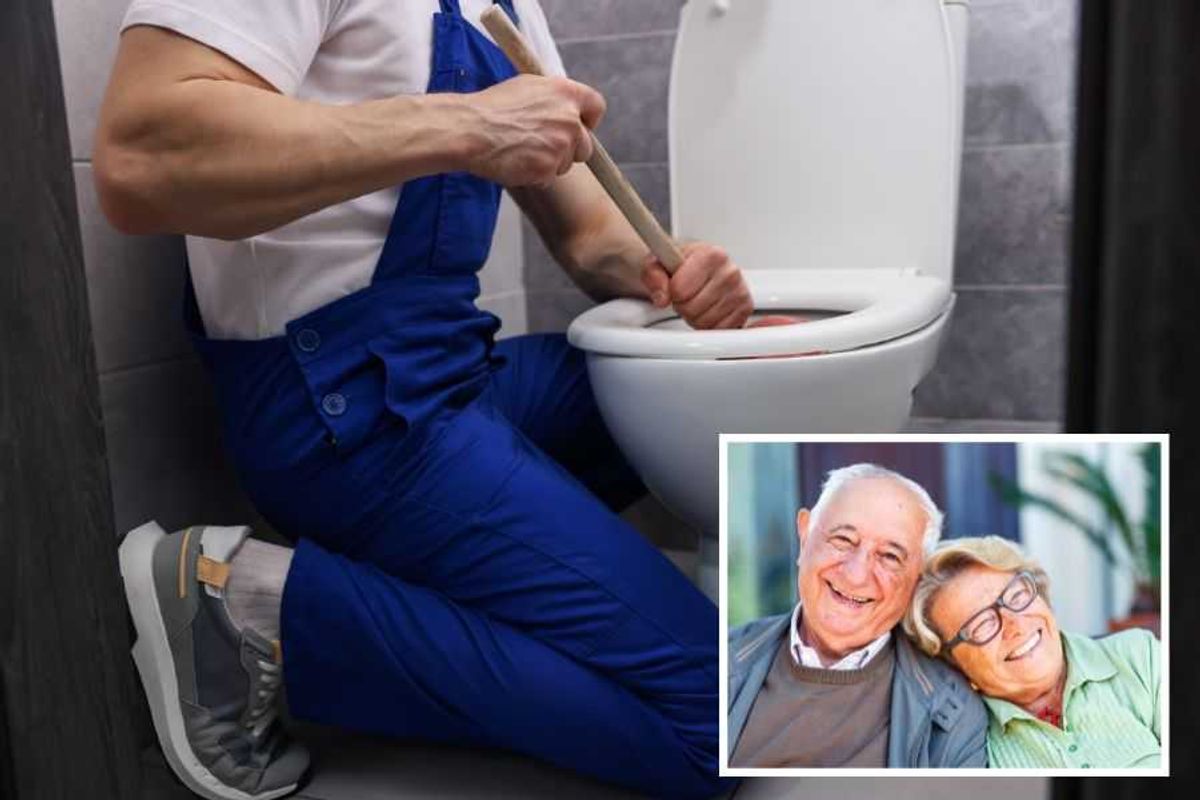 unclogging toilet, toilet clog hacks, babs, brunch with babs, life hacks, household hacks, unclogging toilet without a plunger