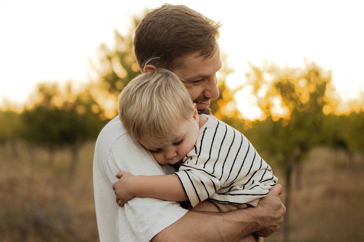 fatherhood, parenting, dads, children, hugging