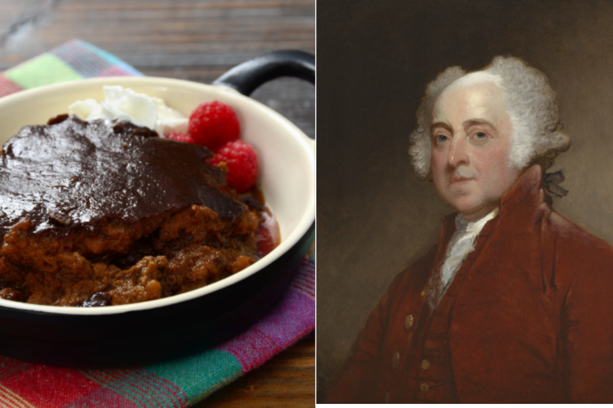 indian pudding, indian pudding recipe, thanksgiving dessert, thanksgiving desserts, john adams