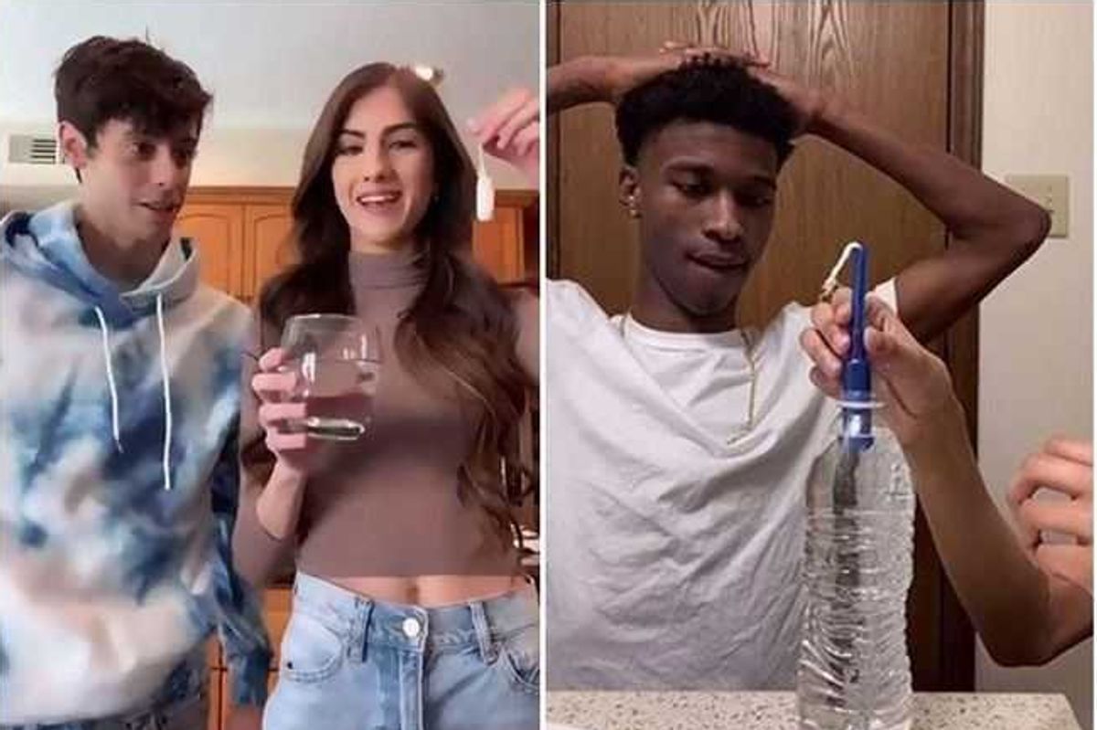 tampons, menstruation, couples, boyfriends, girlfriends, boyfriend challenge, women's health