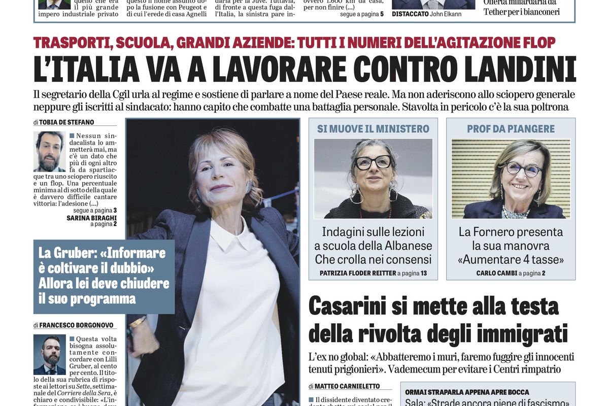 Oggi in edicola