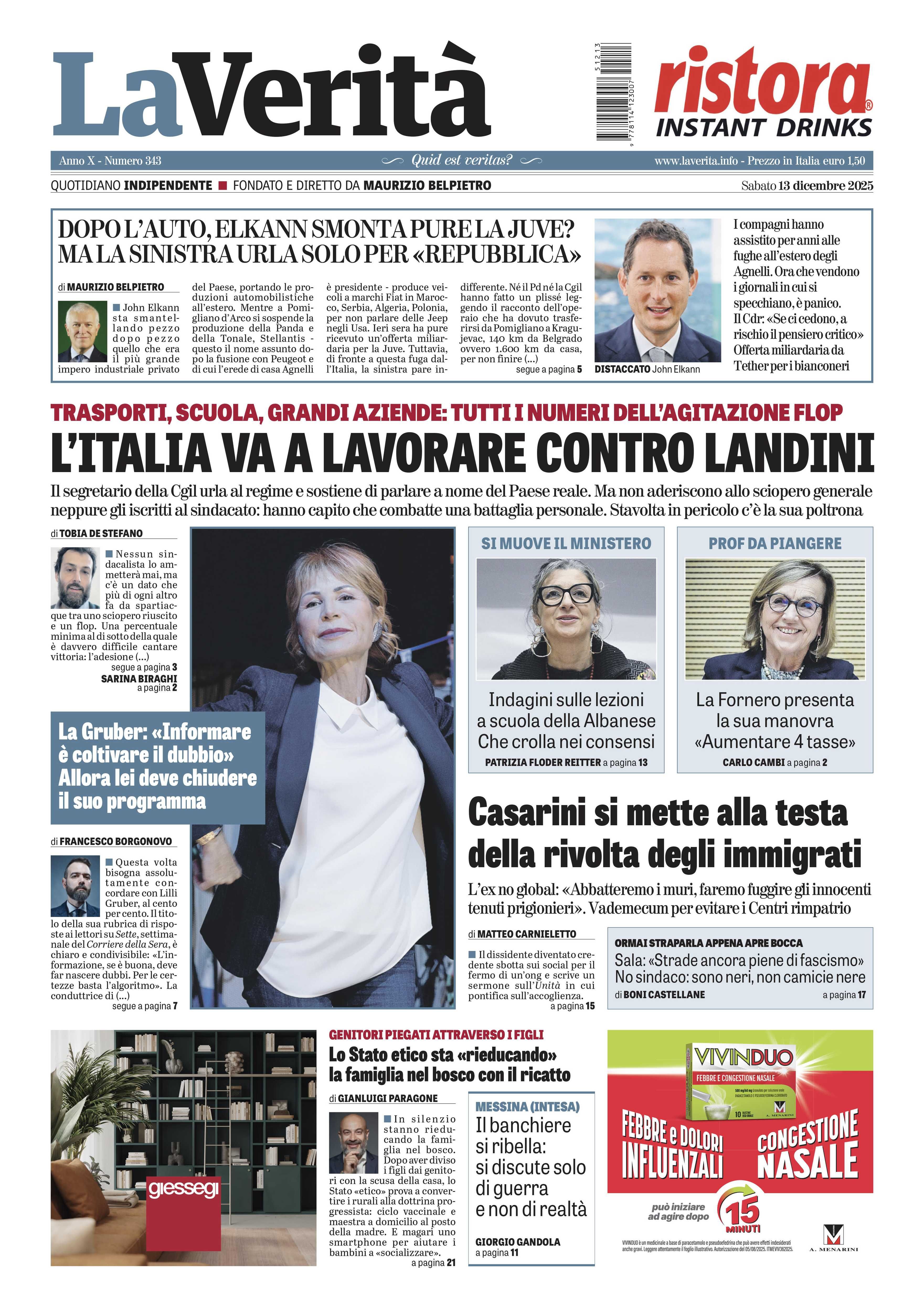 Oggi in edicola