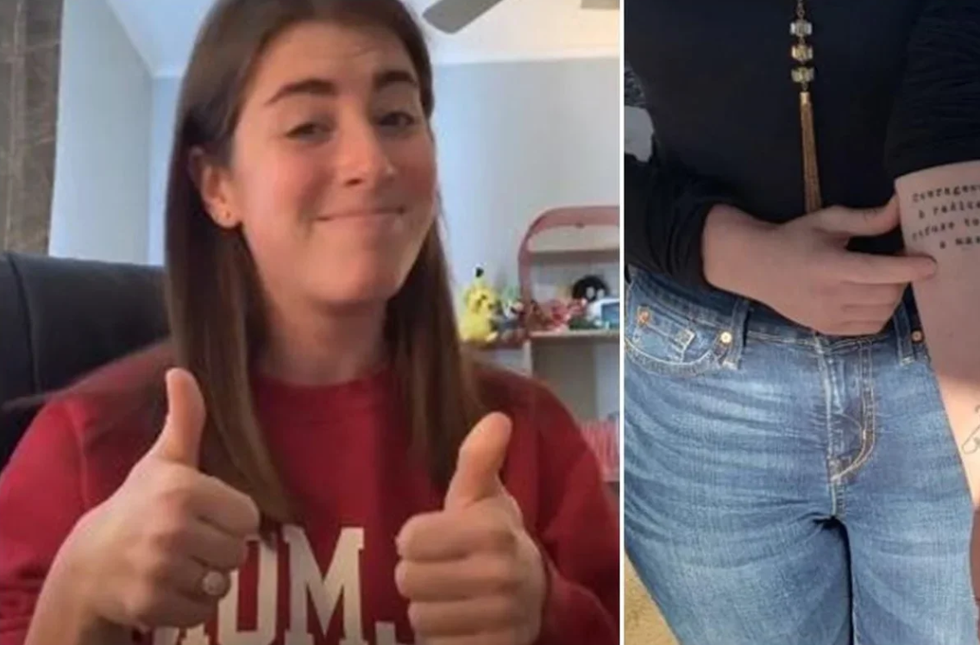 Woman shares tattoo she got a week before COVID-19 that 'aged like milk' almost immediately