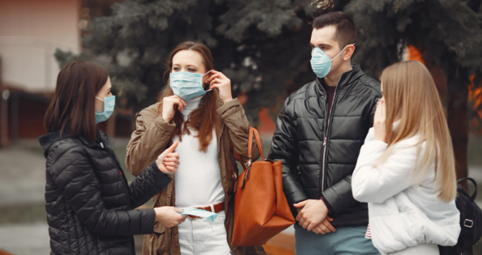 covid, masks, surgical masks, pandemic masks, friends, ppe