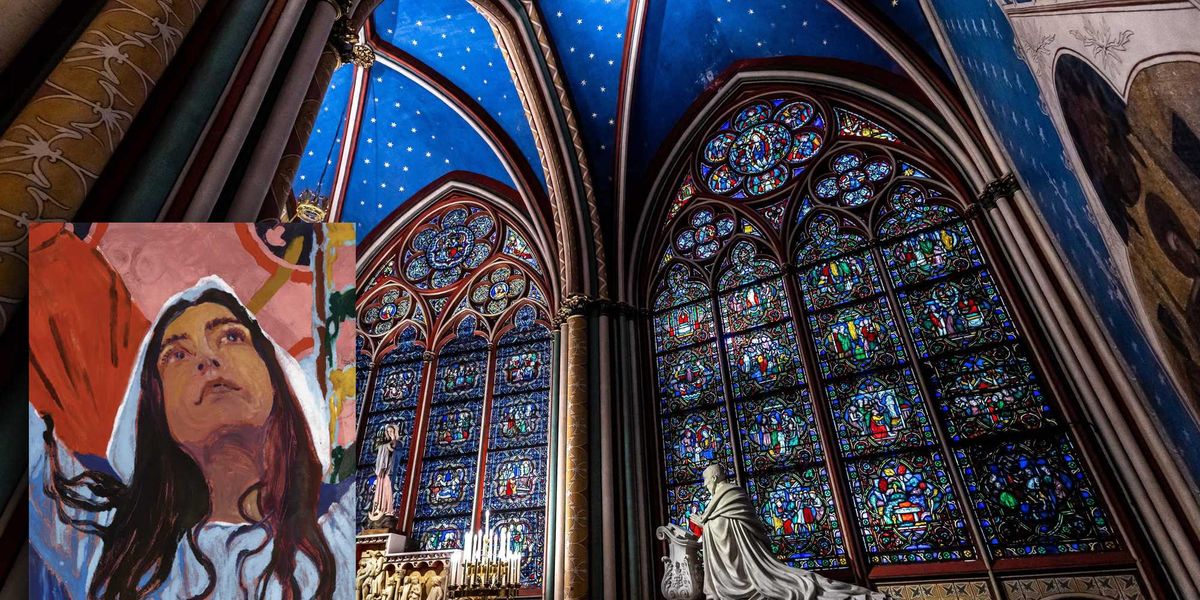 macron fa l8217artista per aver visibilit224 e spazza via le vetrate di notre dame da Laverita.info macron fa l8217artista per aver visibilit224 e spazza via le vetrate di notre dame