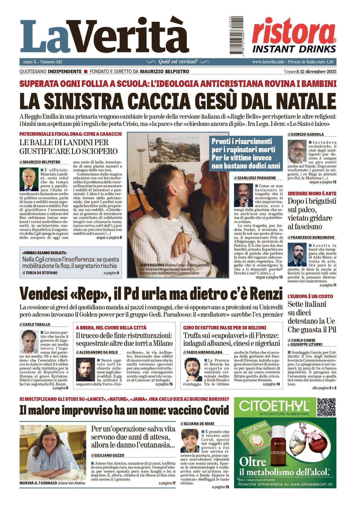 Oggi in edicola