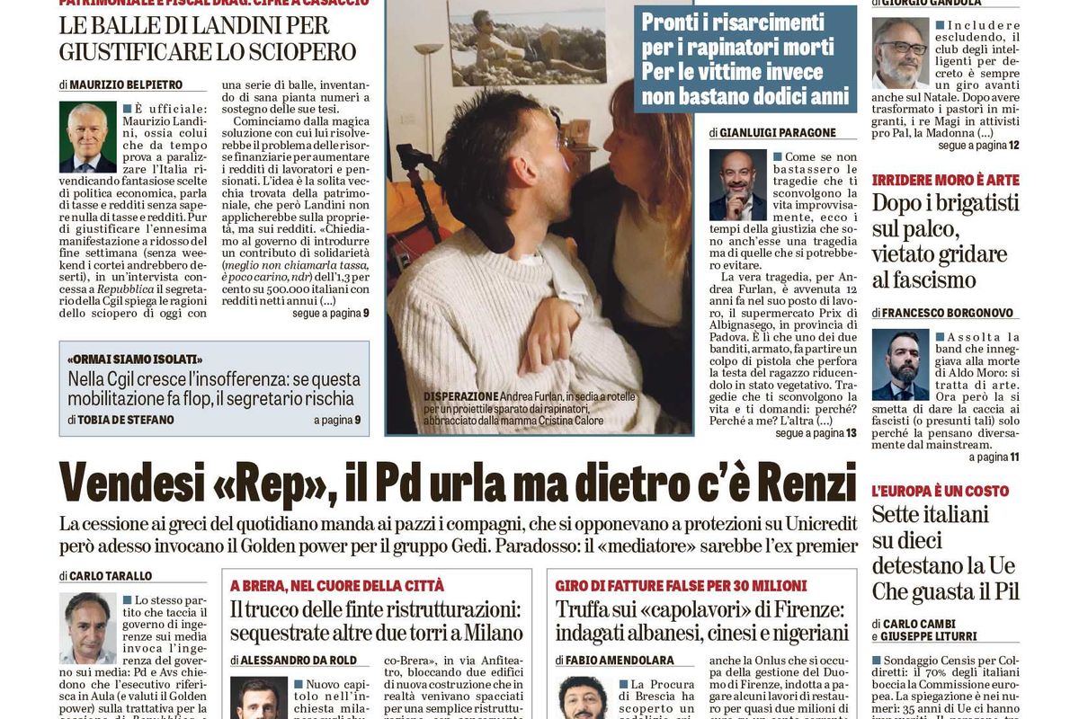 Oggi in edicola