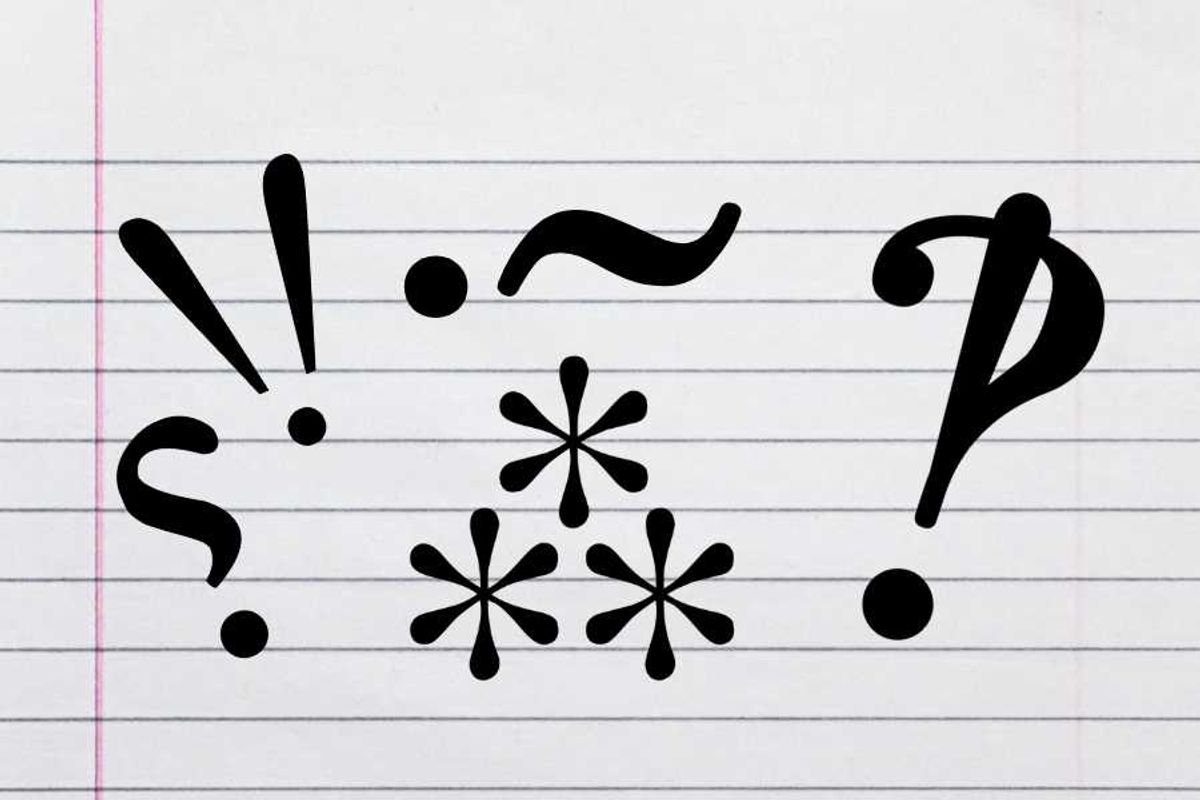 interrobang, irony mark, acclamation point, punctuation mark, rare punctuation