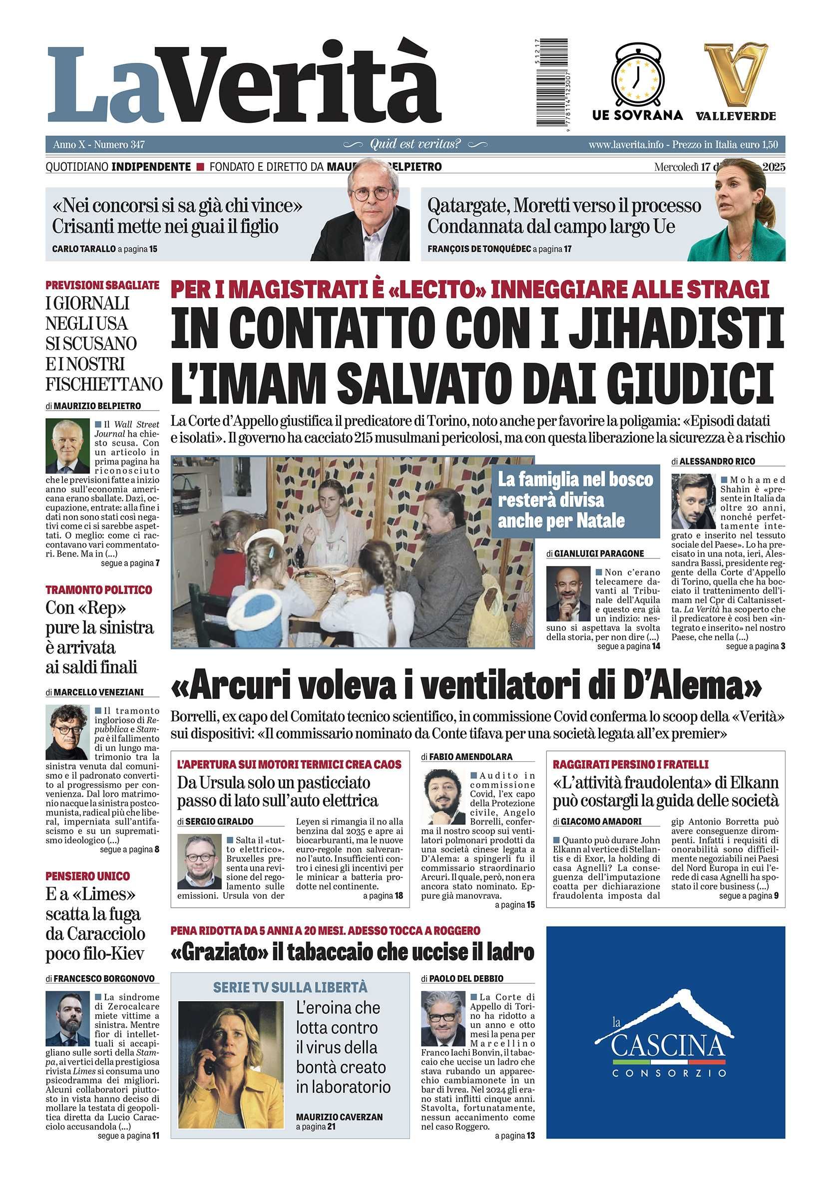 Oggi in edicola