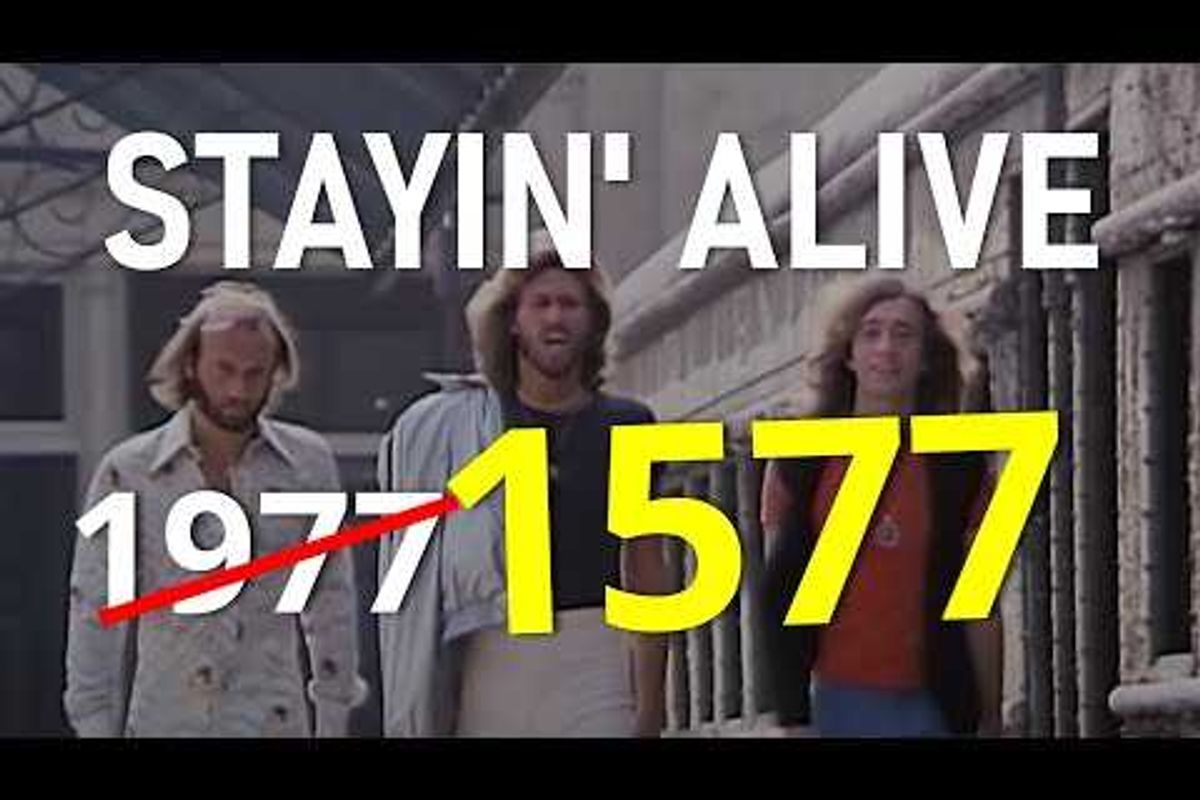 bee gees, stayin alive, disco, madrigal, stayin alive cover