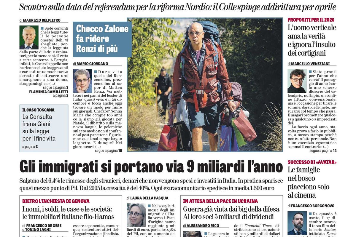 Oggi in edicola