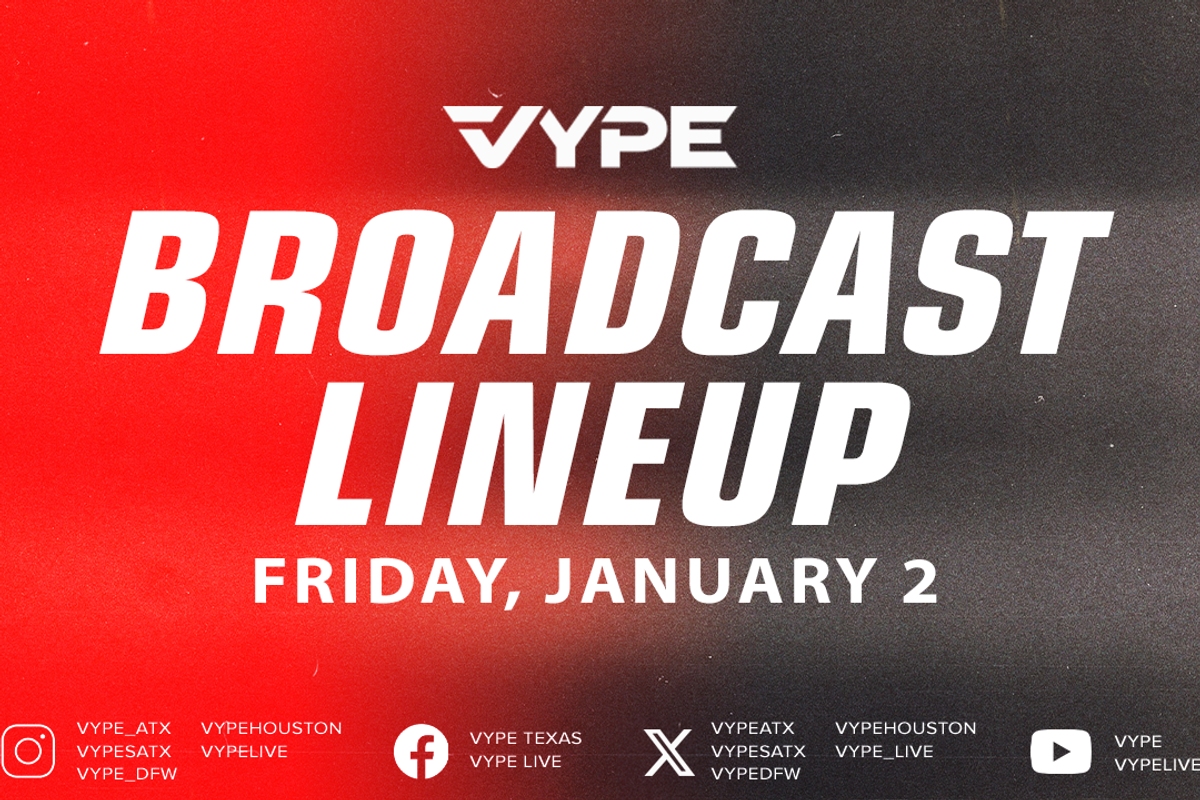 VYPE Live Lineup - Friday 1/2/26