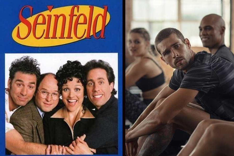 Peek or gawk? Perfect 'Seinfeld' parody examines modern gym 'gawking' etiquette.