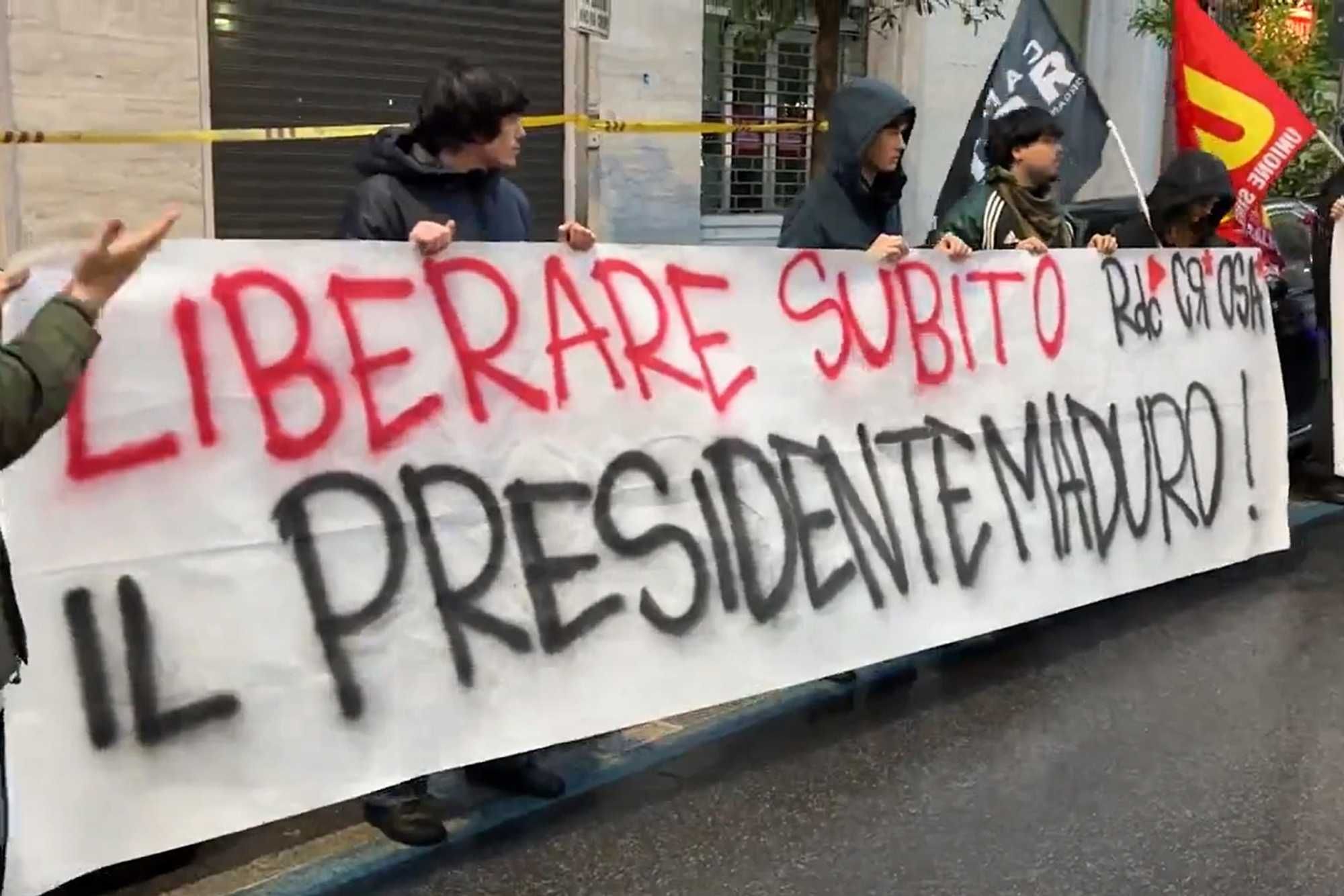 In piazza per il «caudillo» Maduro più sigle che persone